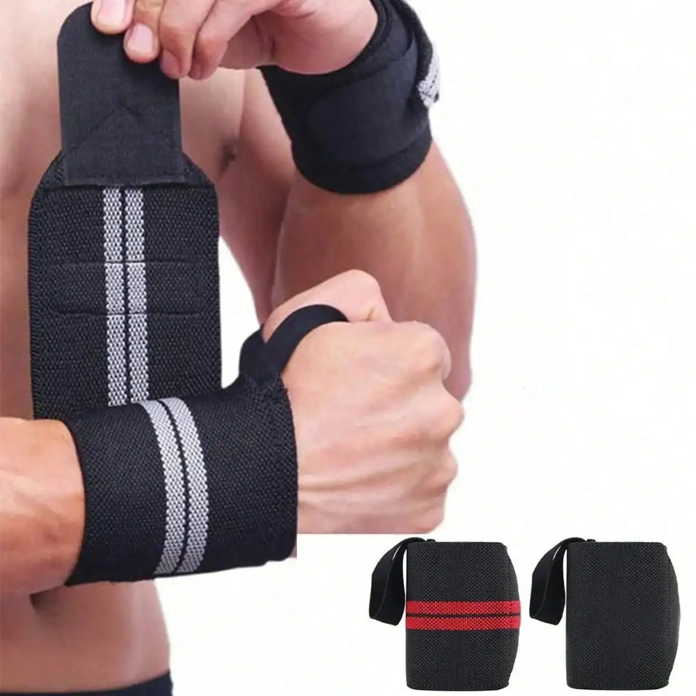 Wrist Wraps Weightlifting Support - 2 pezzi di fasce elastiche per