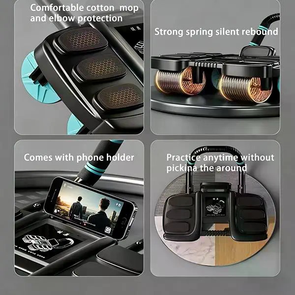 Rullo addominale a 4 ruote con - Ab Roller Wheel With Elbow Support recensione e prezzo